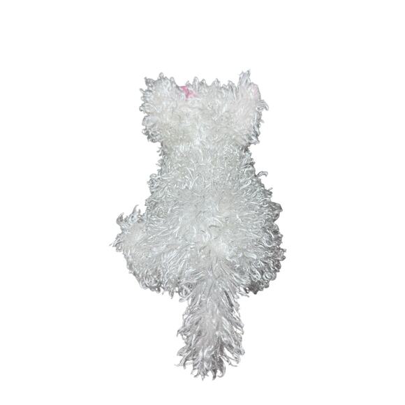 Webkinz Cotton Candy Bunny White Terrier Puppy Dog Pair NO Code Plush Animals - Picture 14 of 16